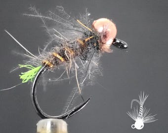 Tungsten Grey and Copper Nymph (3-Pack)