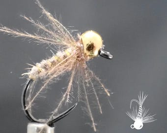 Tungsten Natural Hare and Gold Nymph (3-Pack)