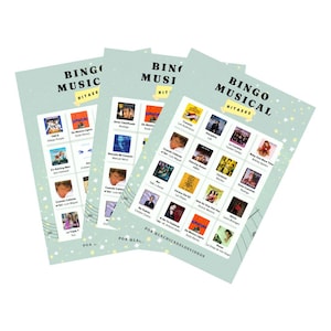 Bingo Musical Hitazos - 30 Cartones Imprimibles + Playlist