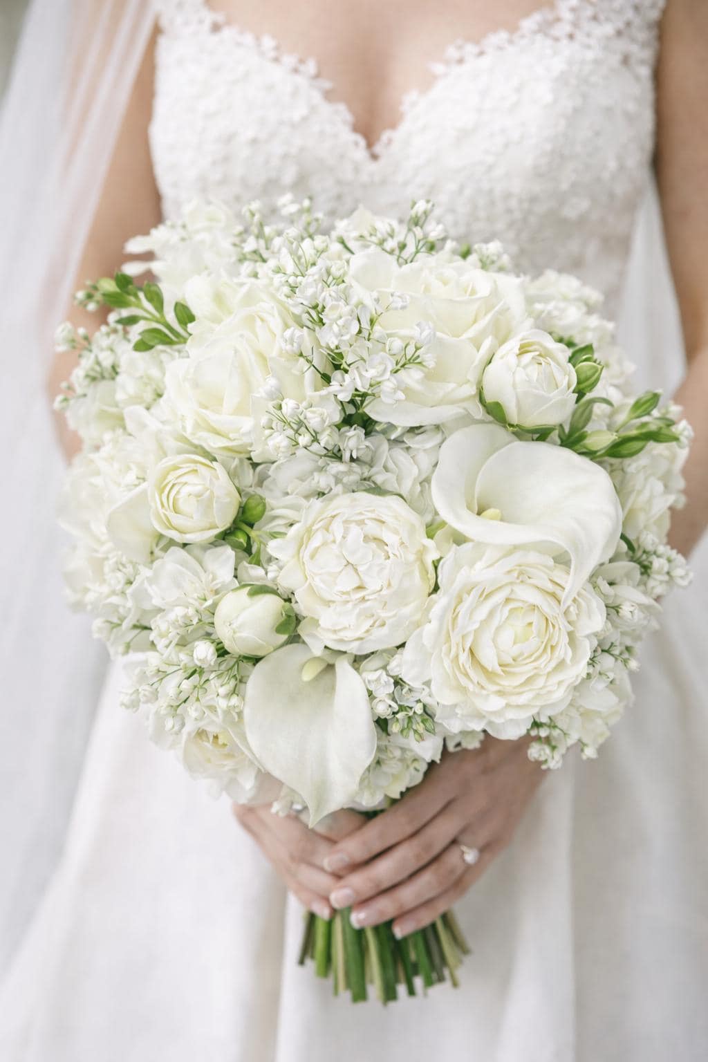 White Bridal Bouquet