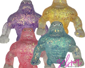 Gummee Gorilla Sugar Squeeze Squishy Fidget Toy - Pick Your Color