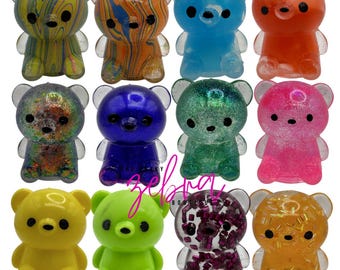 Gummy Bear Squeeze Fidget Toy - Pick Your Filling|Style