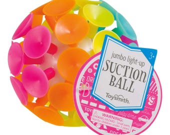 Light-Up Colorful Suction Cup Ball
