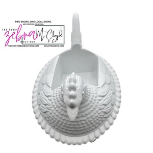 Farmhouse Chicken Hen on Nest Soap Holder - Vintage White image 7