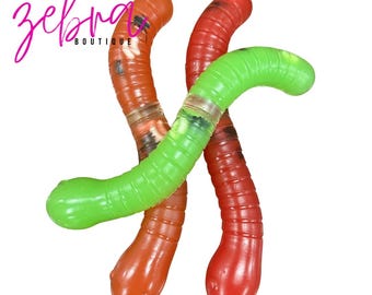 Jumbo Earthworm Squishy Fidget Toy - Pick Your Color
