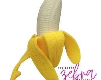 Viral Banana Peel Rubber Squishy Fidget Toy