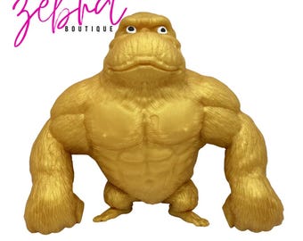 Goldzilla - Viral Stretchy Squishy Gold Godzilla Fidget Toy