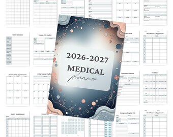 PLR Wellness + Medical Planner | Editable Canva Template | Rebrand & Resell | Digital Download | DDS PLR