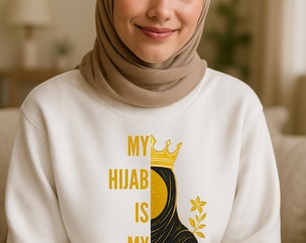 Sudadera "Mi hiyab es mi corona": Moda femenina musulmana