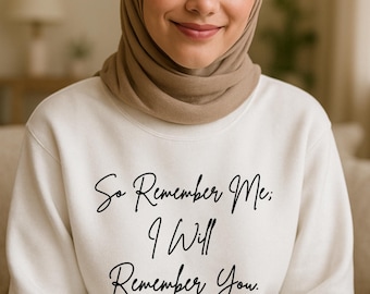 Koran Vers Sweatshirt: Islamische arabische Kalligraphie, Sweatshirt für muslimische Frauen