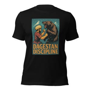 Dagestan Discipline T-Shirt – Khabib Inspired UFC Fan Shirt, MMA Fight Culture Graphic Tee – Viral UFC Fighter Gift