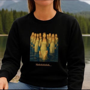 Secret Lives of American Wives Sweatshirt: Funny Momtok Graphic Tee