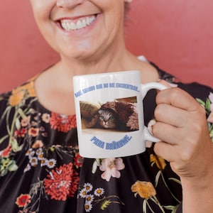 Cozy Nature-Inspired Ceramic Mug - Perfect Gift for Coffee Lovers, Home Decor, Birthdays, Parties, Funny Cat Mug, Gift for Cat Lovers
