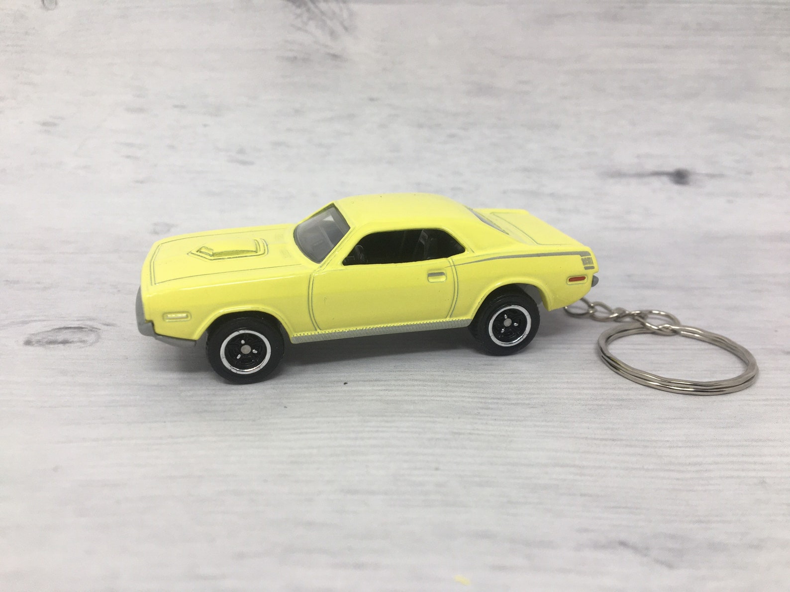 Matchbox Plymouth Cuda 1970 diecast car keychain and ornament Etsy