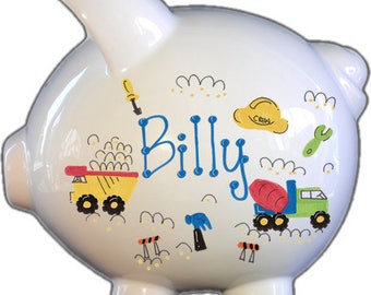 Piggy Bank personalizedfor boy | Personalized Bank | Personalized Piggy| Baby Gift |  Money Bank |Piggy Bank For Boy |