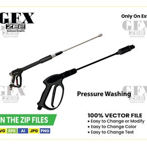 Pressure Washing Logo Design: Customizable Cleaning Service Logo