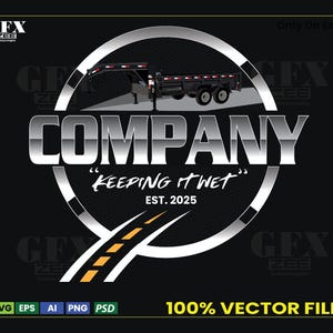 Junk Removal Logo Design: Hauling & Dumpster Service (Vector Files Included)