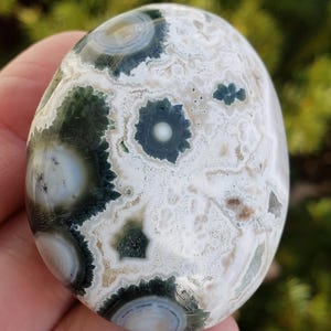 8th Vein Ocean Jasper Palmstones - Etsy