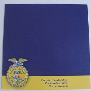 FFA 12x12 Scrapbook Paper Premier Leadership Personal Growth - Etsy