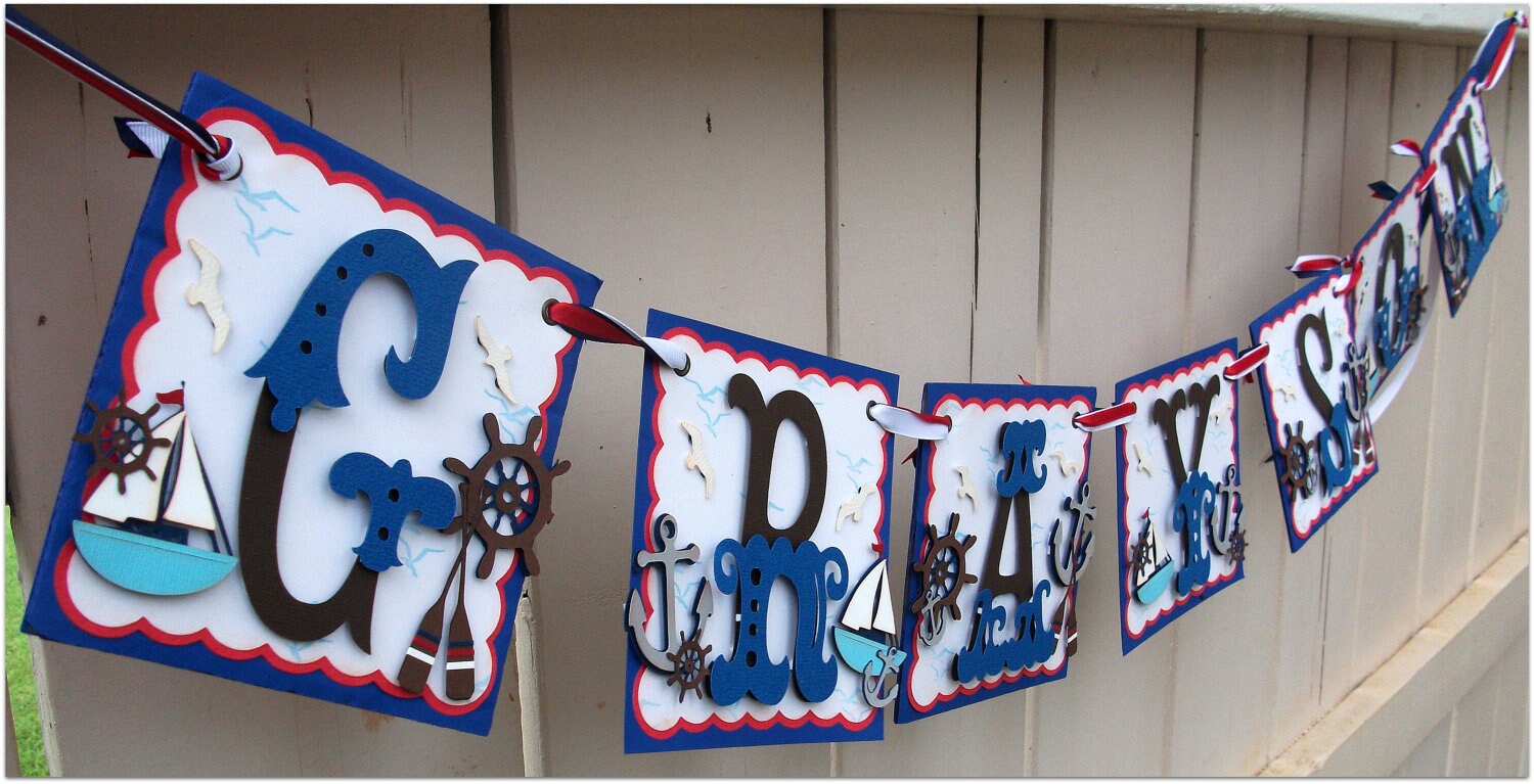 Handmade Banner Custom Made GO GREEN Name Banner Happy Etsy