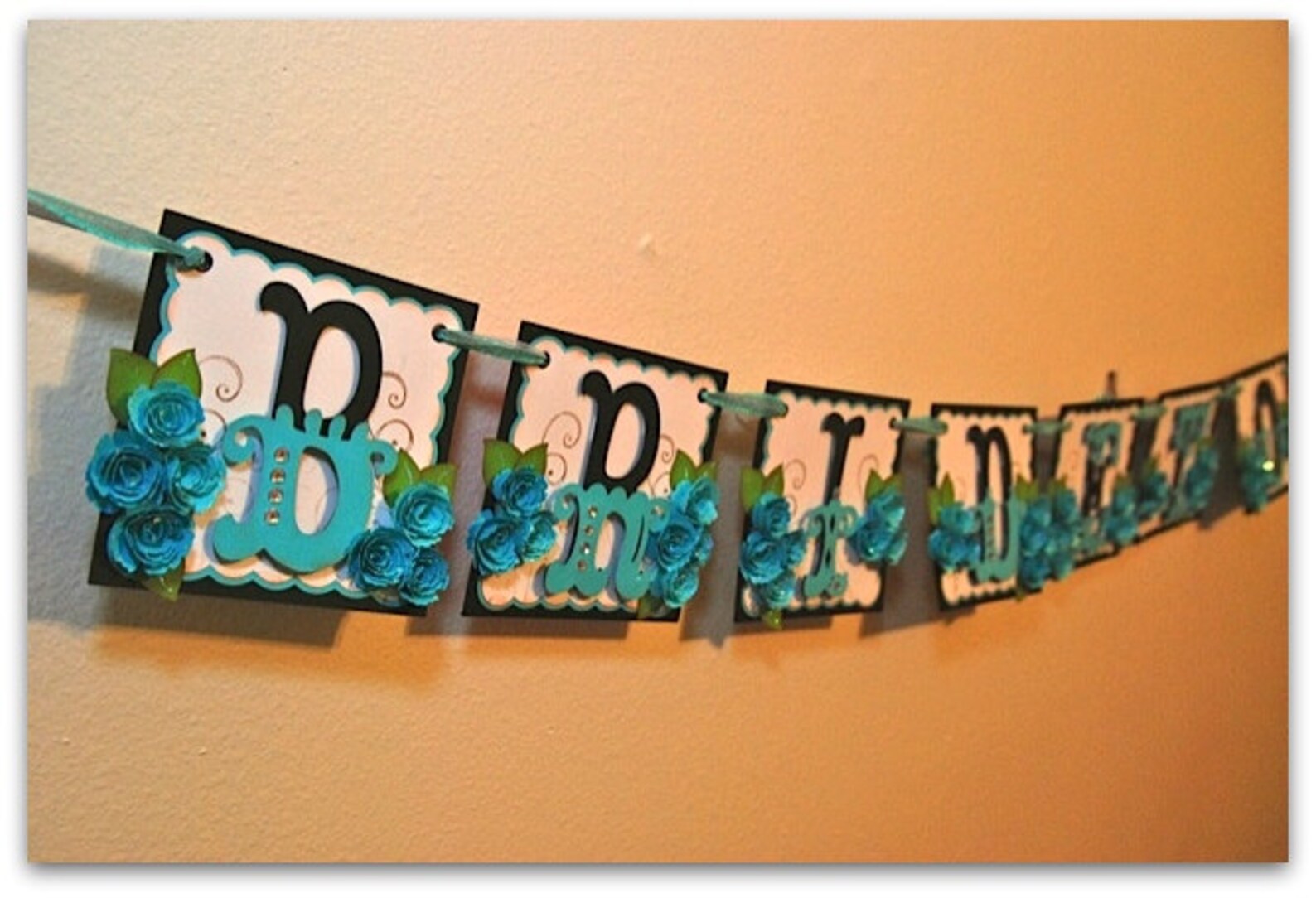Handmade Banner Custom Made GO GREEN Name Banner Happy Etsy