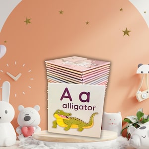 Magnetic ABC Alphabet | A to Z Letter Magnets with Adorable Animals | Perfect for Toddlers | Learning Play, | Kids’ Room Decor | Gift Idea