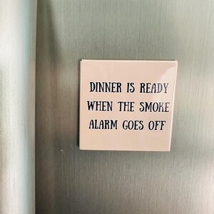 Funny Fridge Magnet with Quote – Sarcastic, Relatable Kitchen Humor | Gag Gift Idea, Office or Home Decor