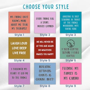 Funny and Motivational texted magnets | Perfect for Fridge Decor | Thoughtful Gifts for Friends | Family | Good Vibes | Gift for Coworkers