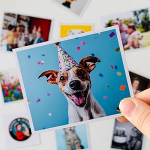 Personalized Fridge Magnet | Custom Photo Magnets | Save the Date | Baby Shower Gift | Pet Photo Magnet | Decorative Fridge Magnet
