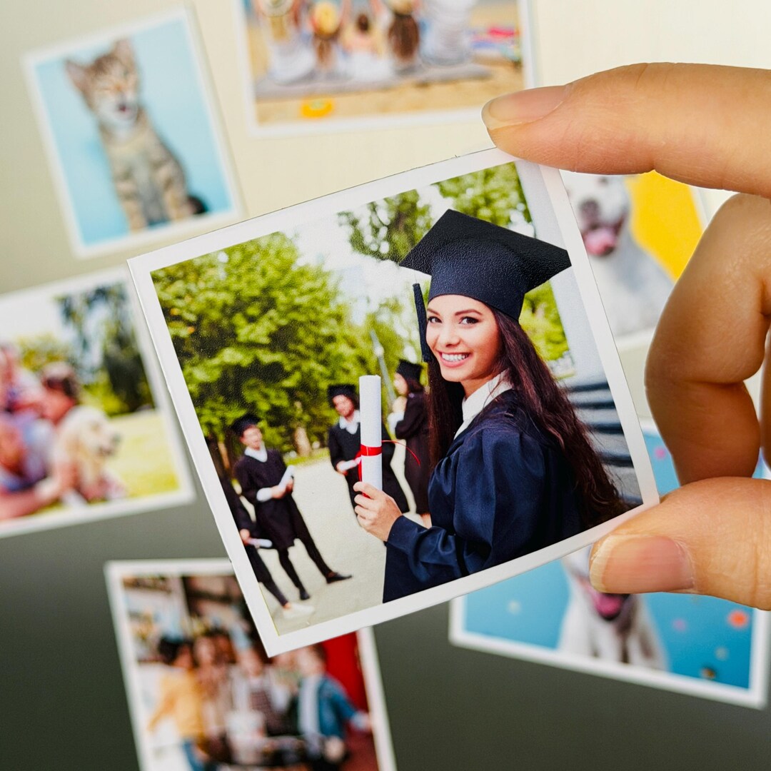 Personalized Graduation Magnet | Custom Photo Fridge Magnet | Class of ...