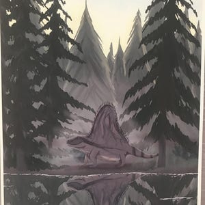 Dimetrodon Paleoart print