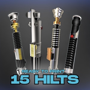Jedi Lightsaber STL Bundle 3D Druck Dateien