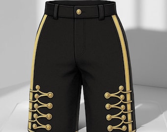Man's fashion military regimental short