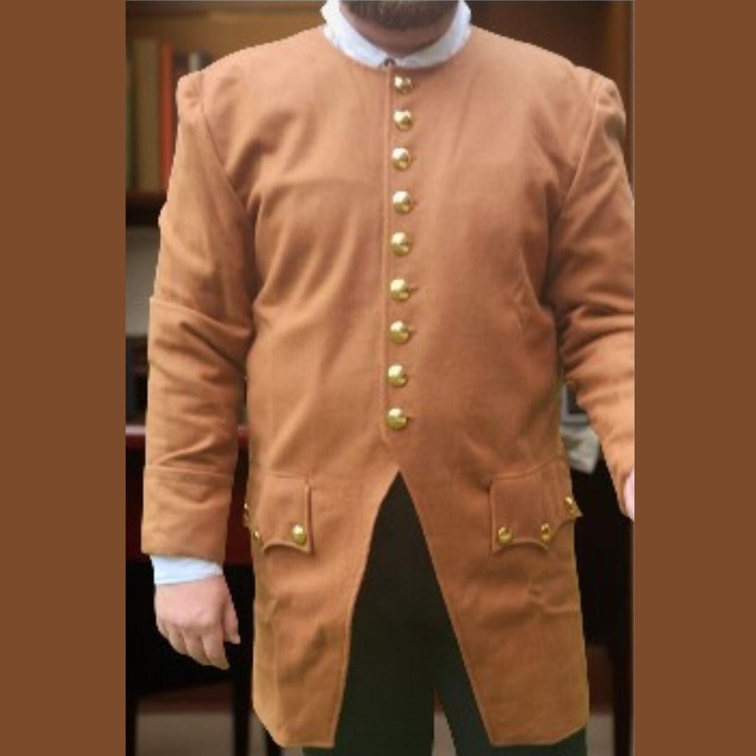 Men's Wool Frock Coat: Colonial Regency Re-enactment - Etsy