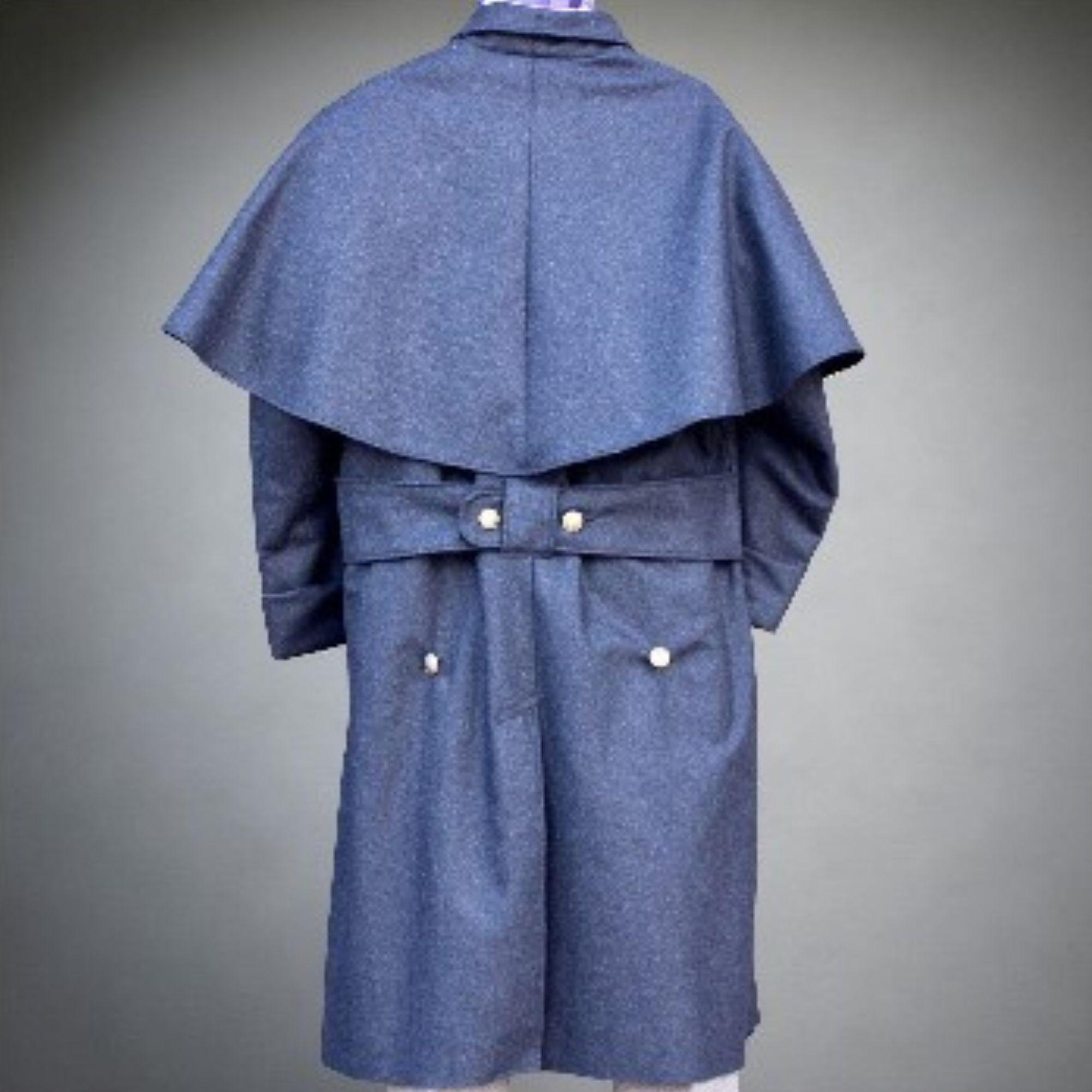 Men's British Army Pattern Wool Greatcoat - Gray - Etsy