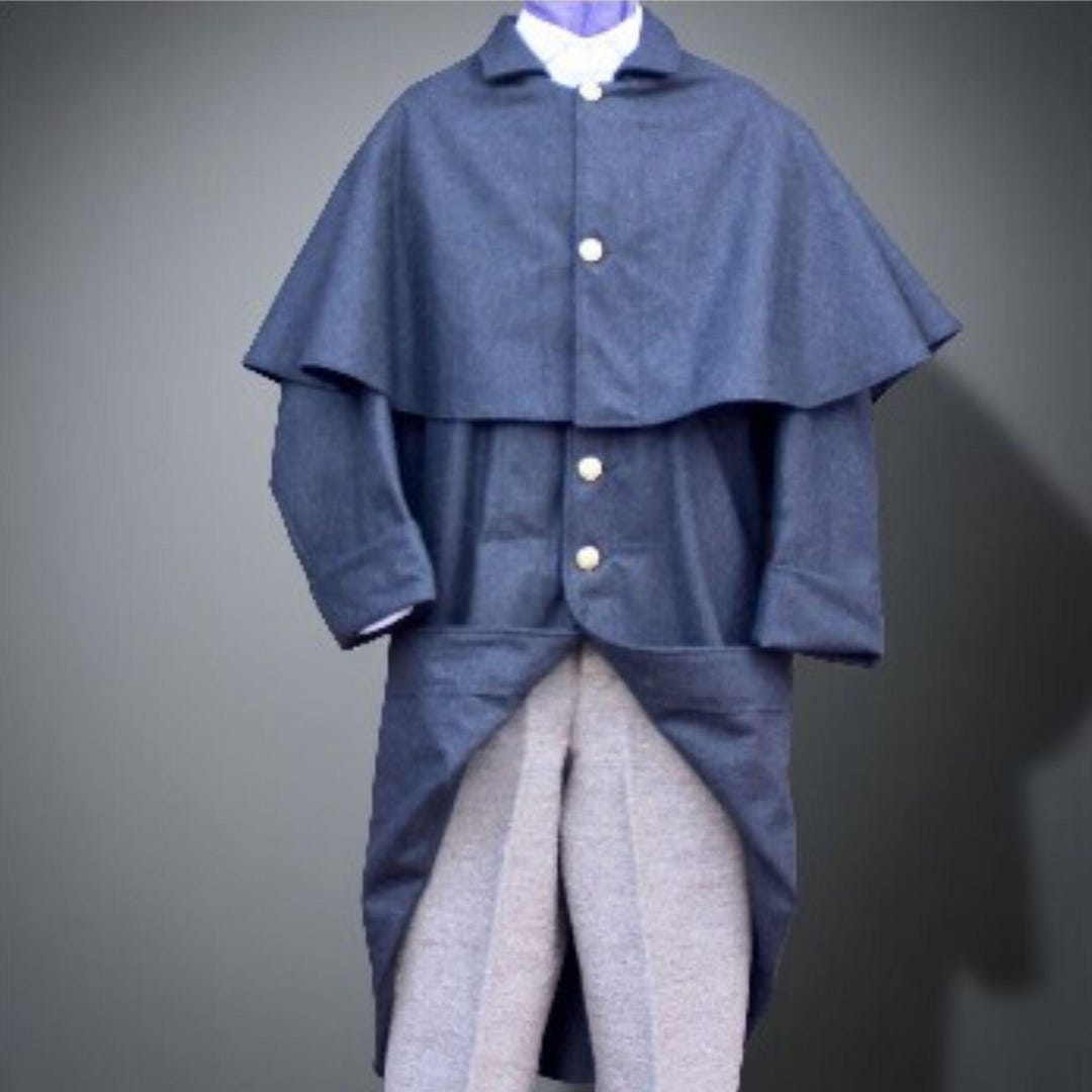 Men's British Army Pattern Wool Greatcoat - Gray - Etsy