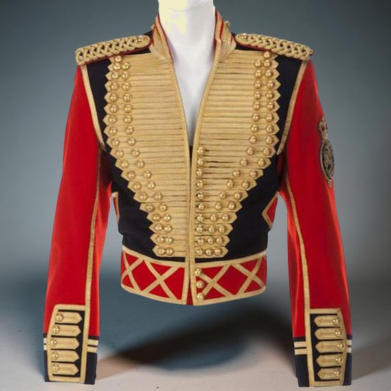 Man's fashion jacket mickey Arthur Military Officer Jacket With Gold Braiding