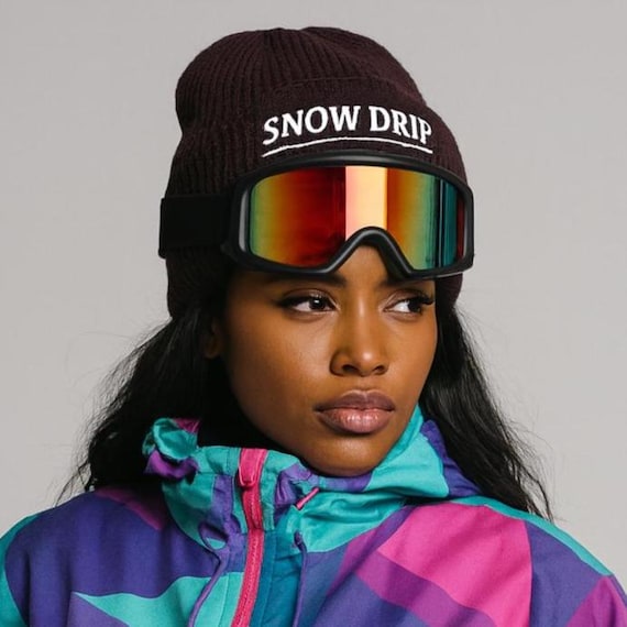 SNOW DRIP Beanie Trendy Ski & Snowboard Winter Hat  display picture 2