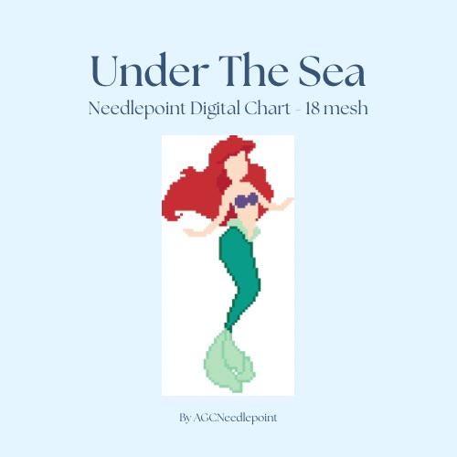 Mermaid Needlepoint Eye Candy – Nuts About Needlepoint