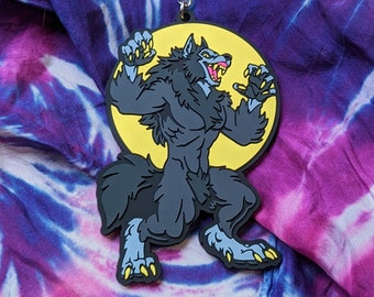Fullmoon Eddie Werewolf PVC Keychain