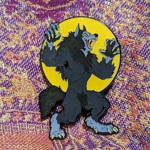Full Moon Eddy Pin | soft enamel collectable pin