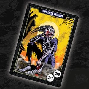 Mtg Zombie Token