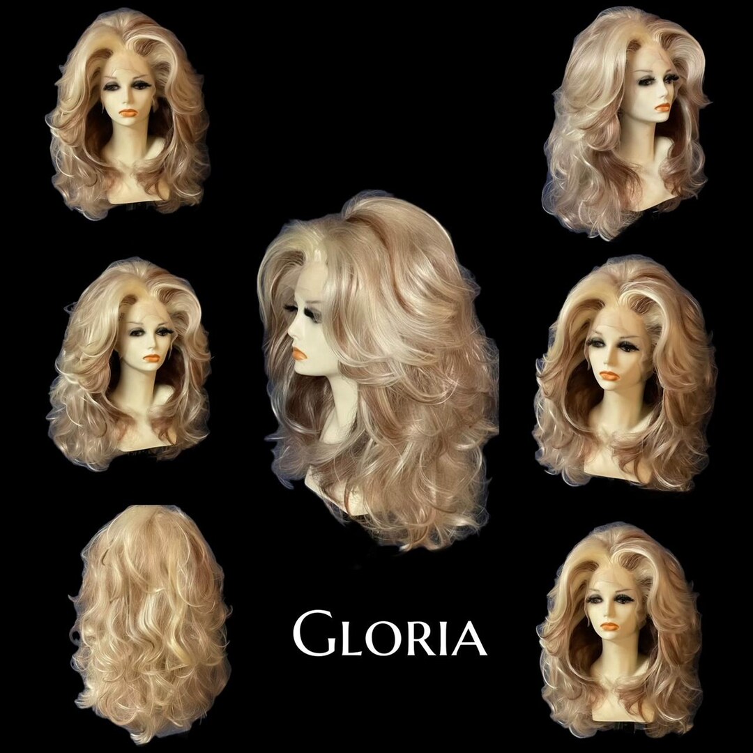 GLORIA Lace Front Wig XXL - Etsy
