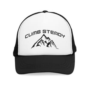 Mountain Climber Hat Mesh Trucker Cap Outdoor Adventure Gift Hiking Cap Climbing Hat for Men and Women Camping Headwear