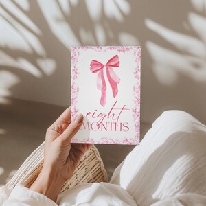Cartes jalons bébé fille | Ensemble imprimé | 12 accessoires photo mensuels | Souvenir de première année | Du nouveau-né à 1 an | Cadeau baby shower | La Françoise