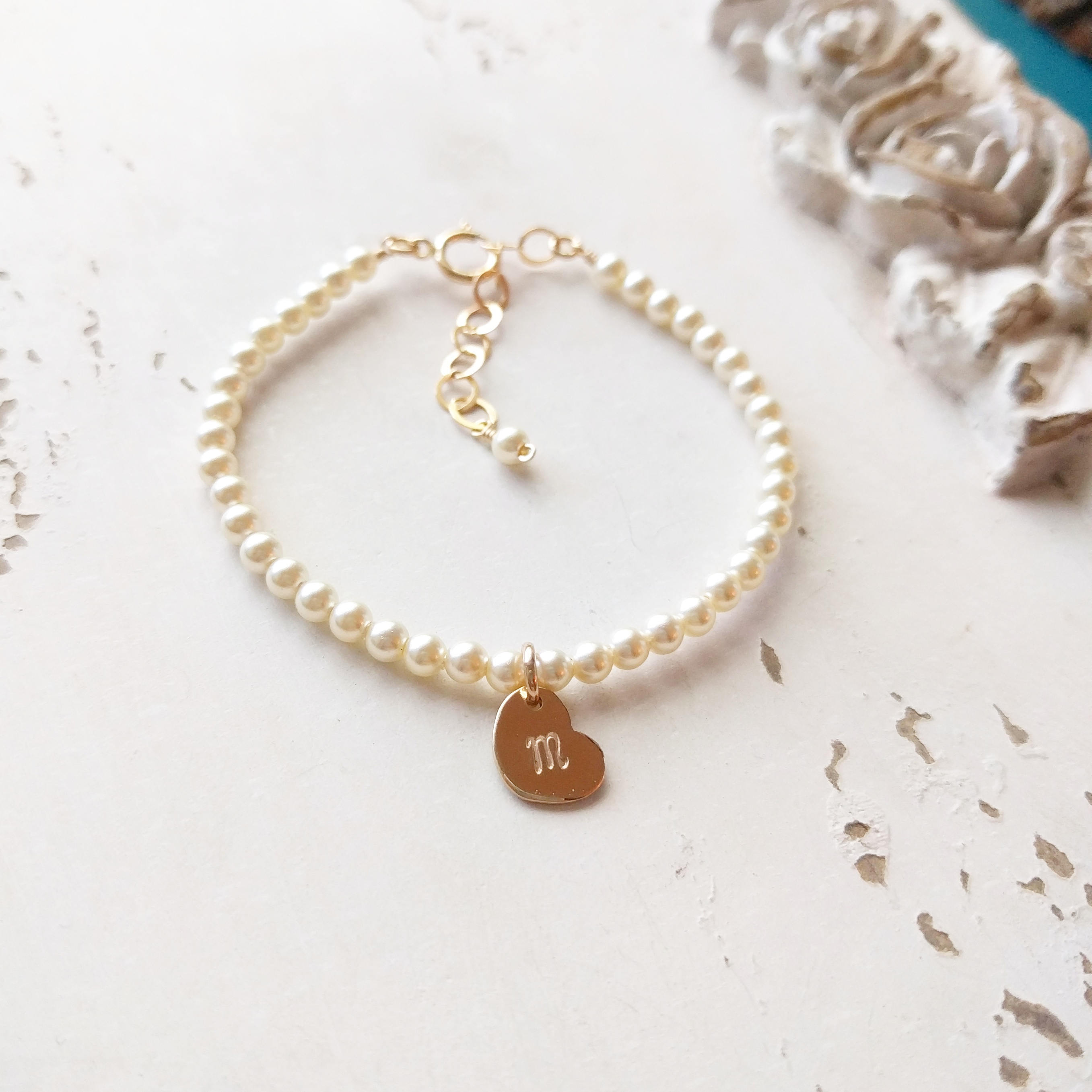 Flower Girl Pearl Bracelet Gift for Flower Girls Etsy