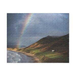 Rainbow Coastal Puzzle Art, Jigsaw Puzzle for Family Game Night, 110-1014 Piece, Nature Lover Gift, Rainy Day Activity