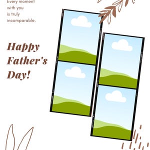 Dadflix Canva Editable Template, Happy Father’s Day Template, Dadflix Movie Photo Collage, Gift For Grandpa, Father&#39;s Day Gift