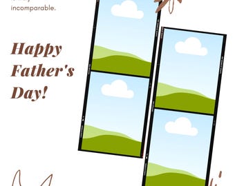 Dadflix Canva Editable Template, Happy Father’s Day Template, Dadflix Movie Photo Collage, Gift For Grandpa, Father's Day Gift