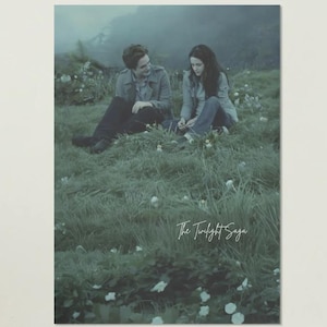Twilight Digital Movie Poster, Instant Download, Bella & Edward Wall Art, Twilight Saga Decor, Vampire Romance Printable, Fan Gift